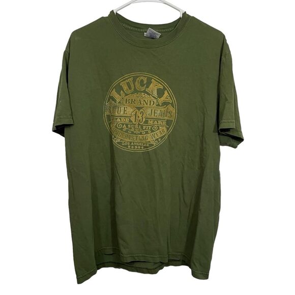 Lucky Brand Vintage Cotton Graphic Short Sleeve T-Shirt - Picture 1 of 3